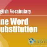 Vocabulary_One Word Substitution