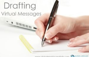 drafting virtual message