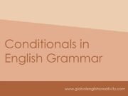 Conditionals in english grammar